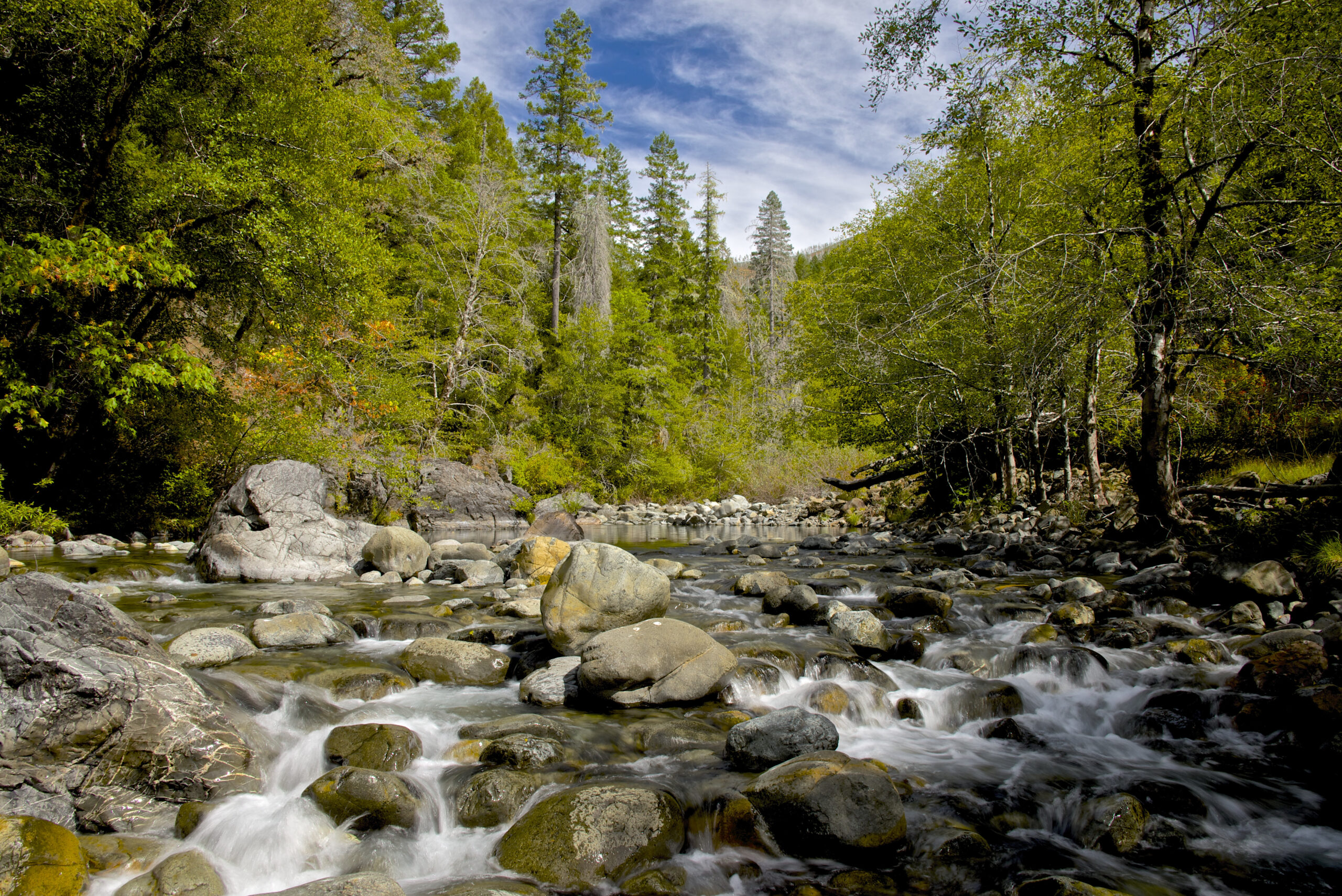 Summer flows on the North Fork Smith River in California (Photo- Jon Parmentier)